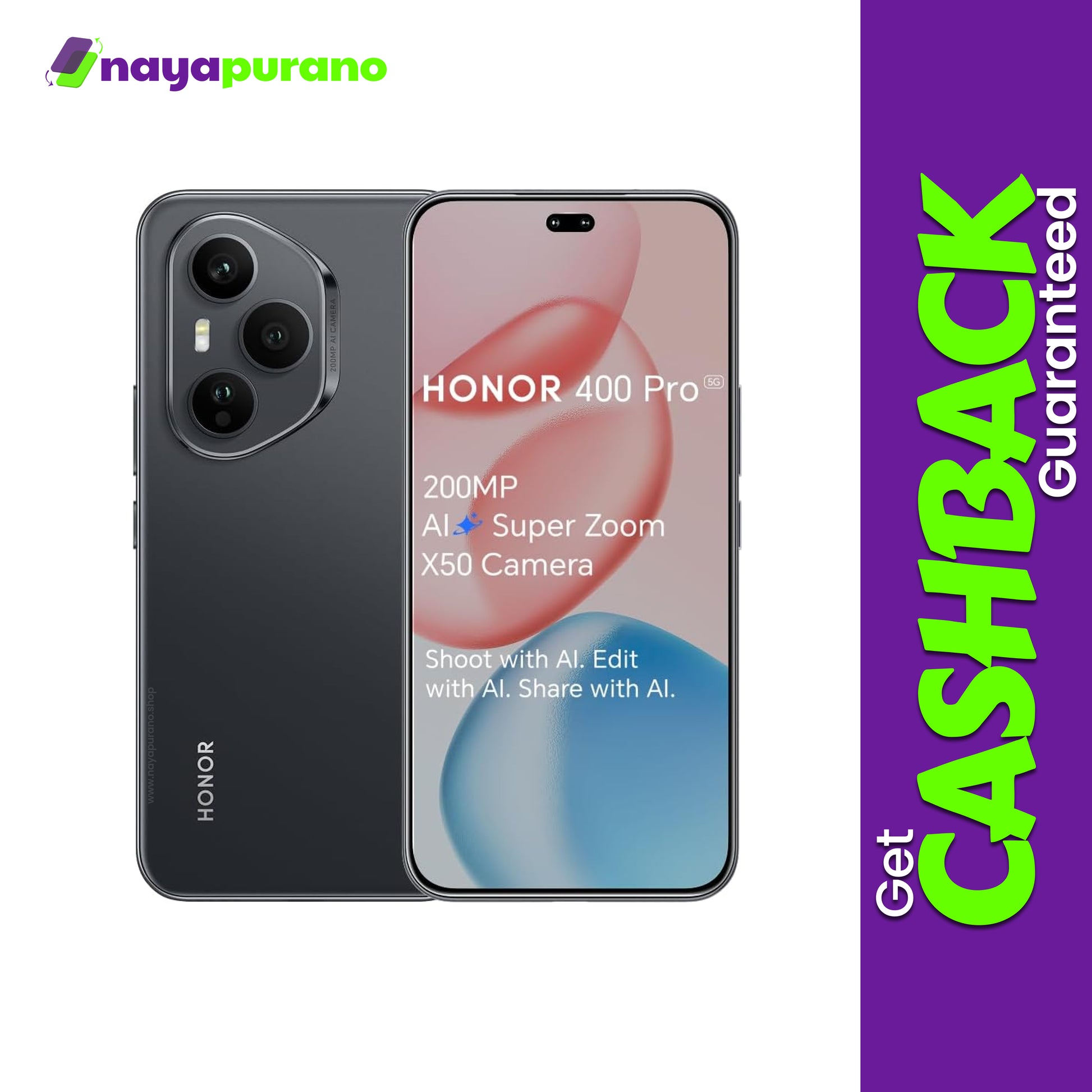 Buy Honor 400 Pro, Honor 400 Pro Midnight Black