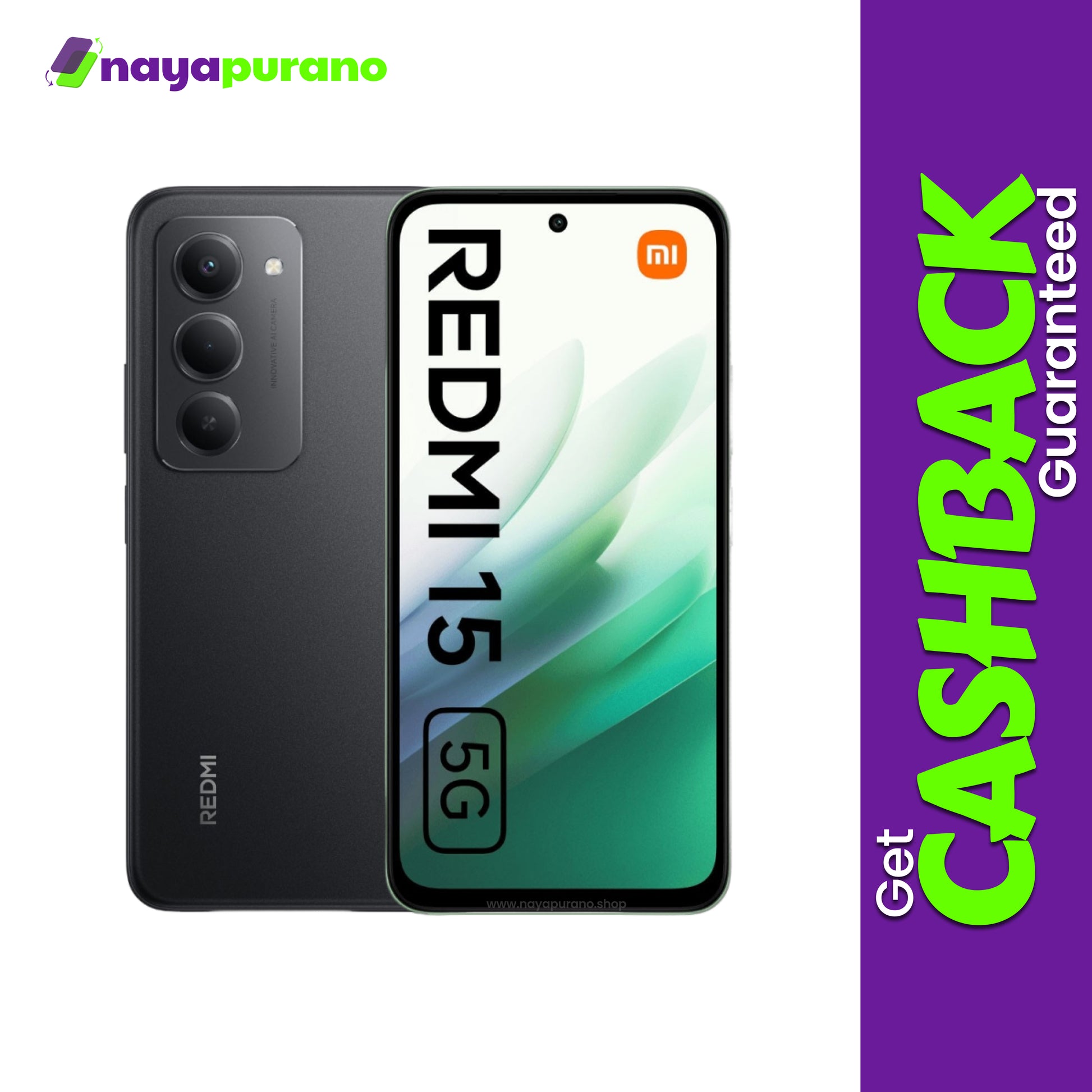 Buy Redmi 15, Redmi 15 Midnight Black