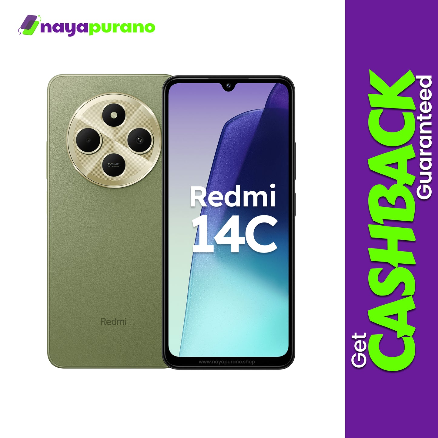 Buy Redmi 14C, Redmi 14C Sage Green