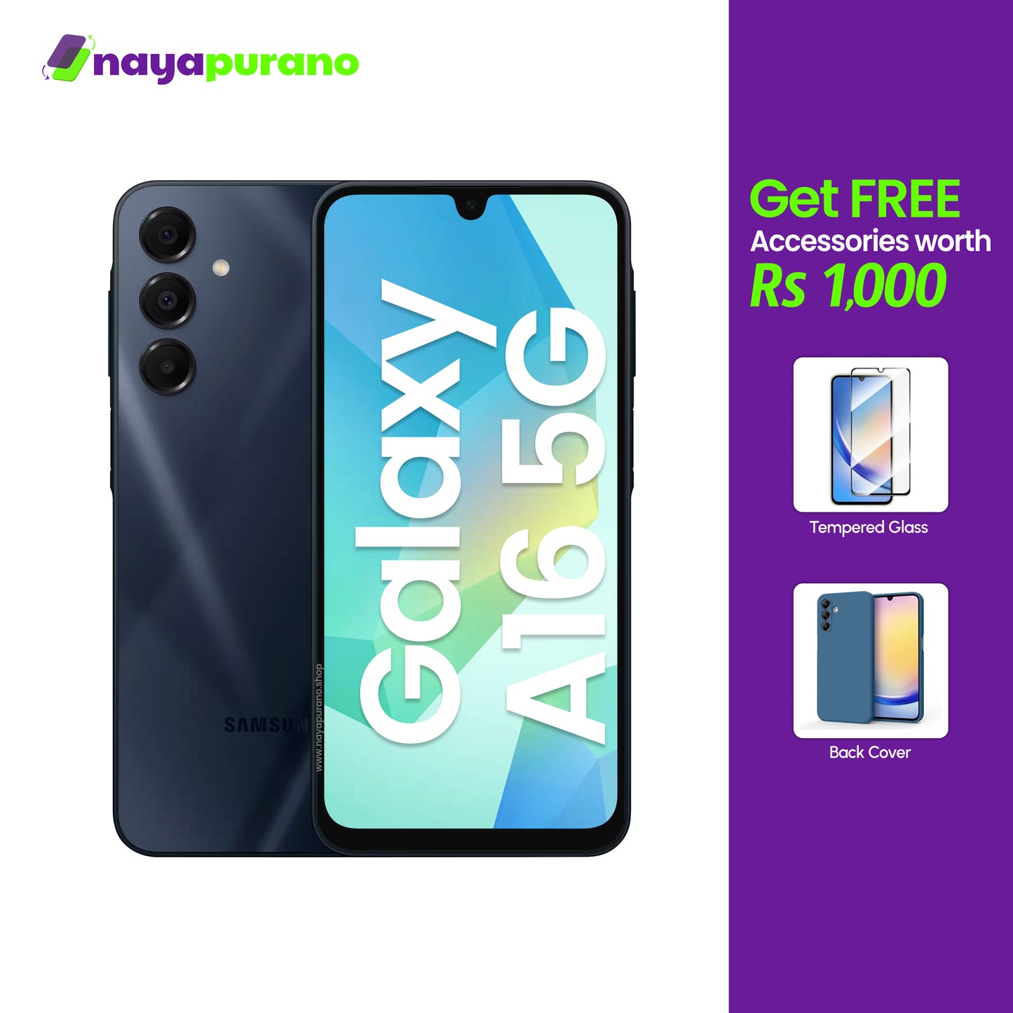 Buy Samsung Galaxy A16 5G, Samsung Galaxy A16 5G Black Blue