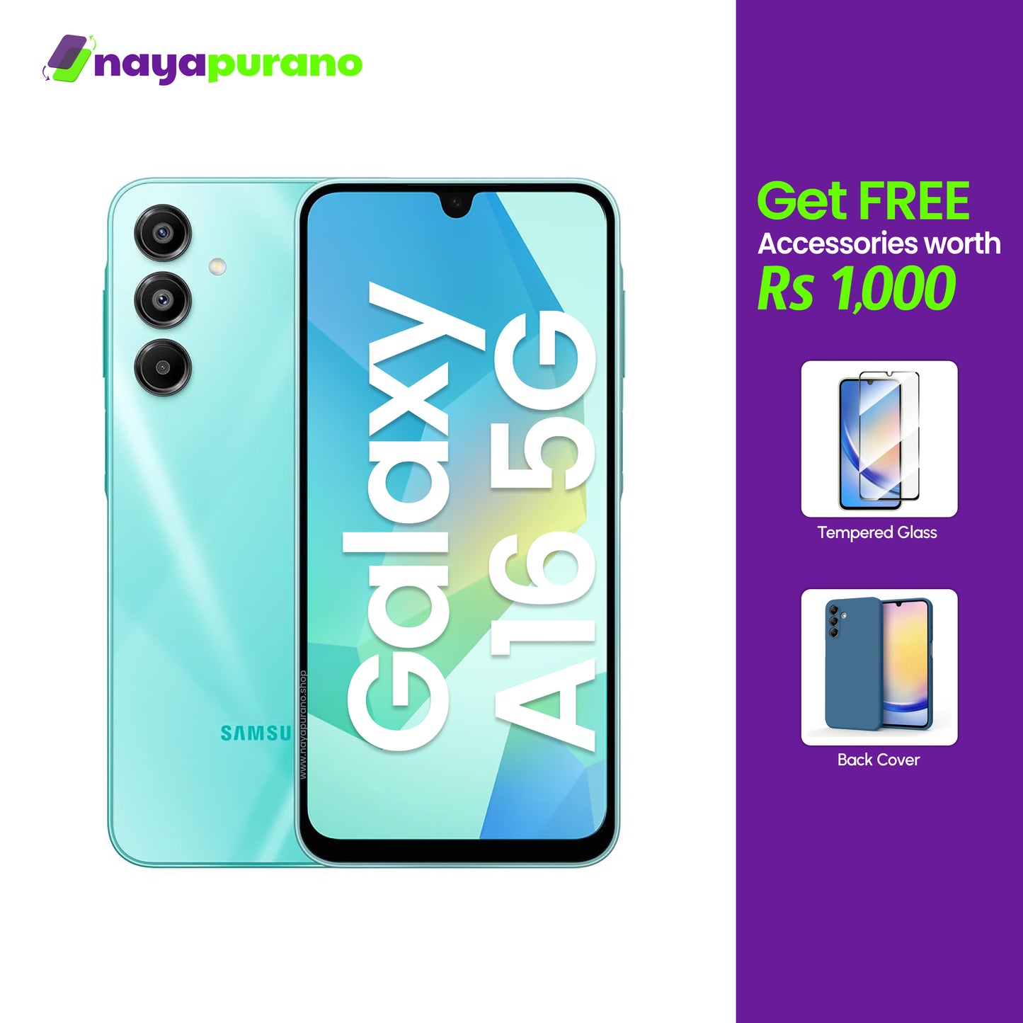 Buy Samsung Galaxy A16 5G, Samsung Galaxy A16 5G Light Green