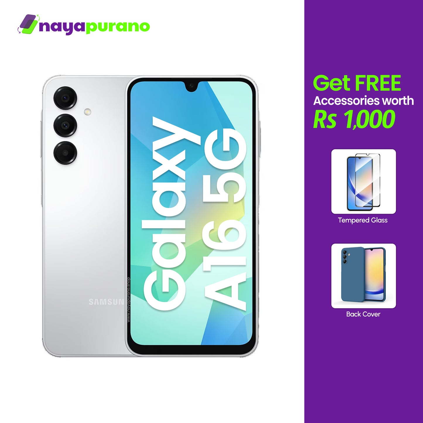 Buy Samsung Galaxy A16 5G, Samsung Galaxy A16 5G Light Gray