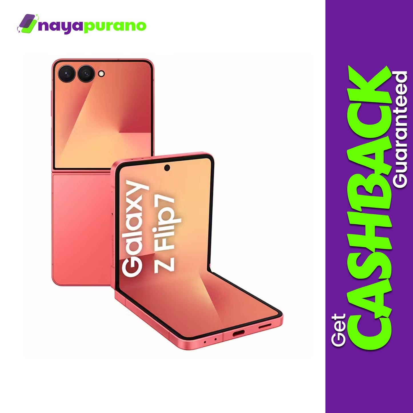 Buy Samsung Galaxy ZFlip7, Samsung Galaxy ZFlip7 Coral Red