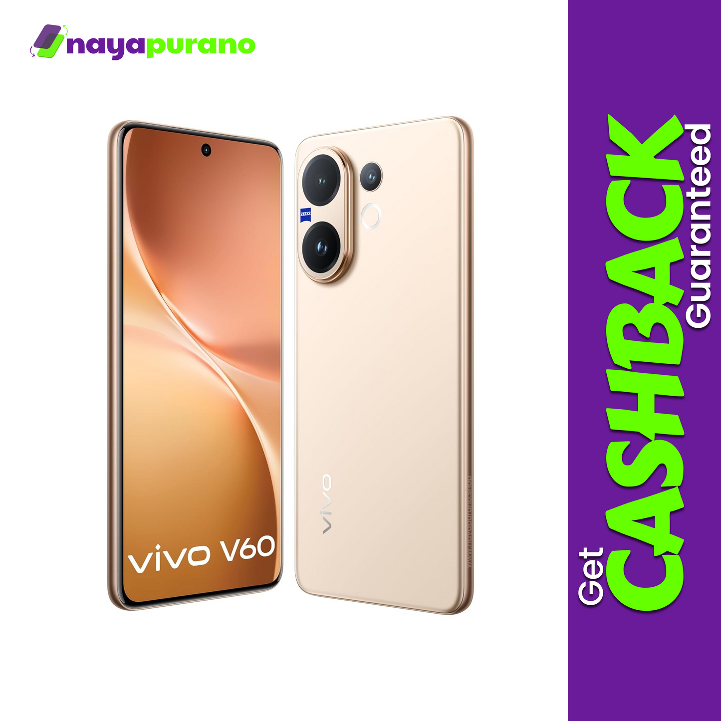 Buy Vivo V60, Vivo V60 Auspicious Gold