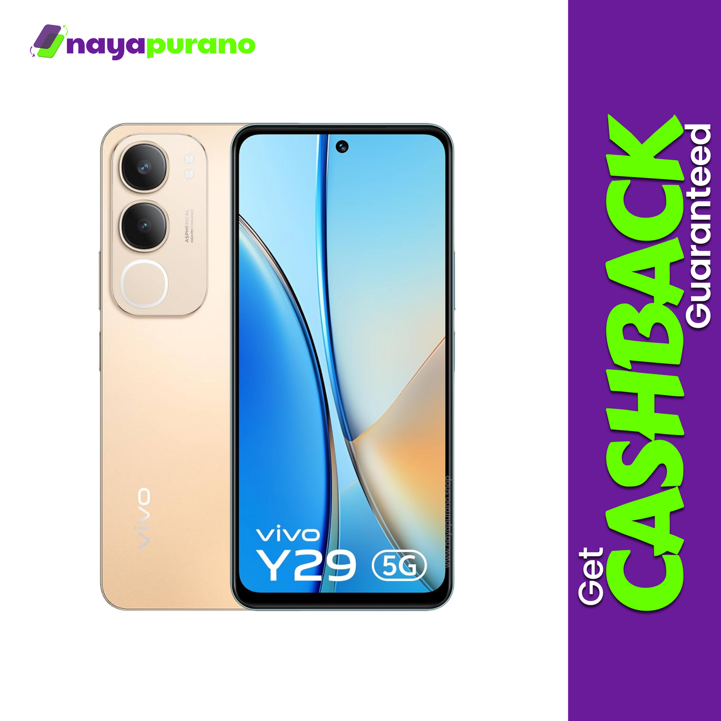 Buy Vivo Y29, Vivo Y29 Titanium Gold