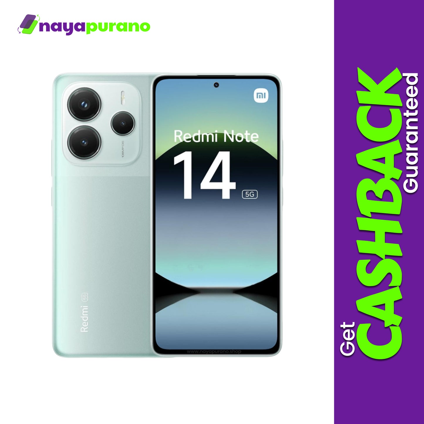 Buy Xiaomi Redmi Note 14 5G, Xiaomi Redmi Note 14 5G Coral Green