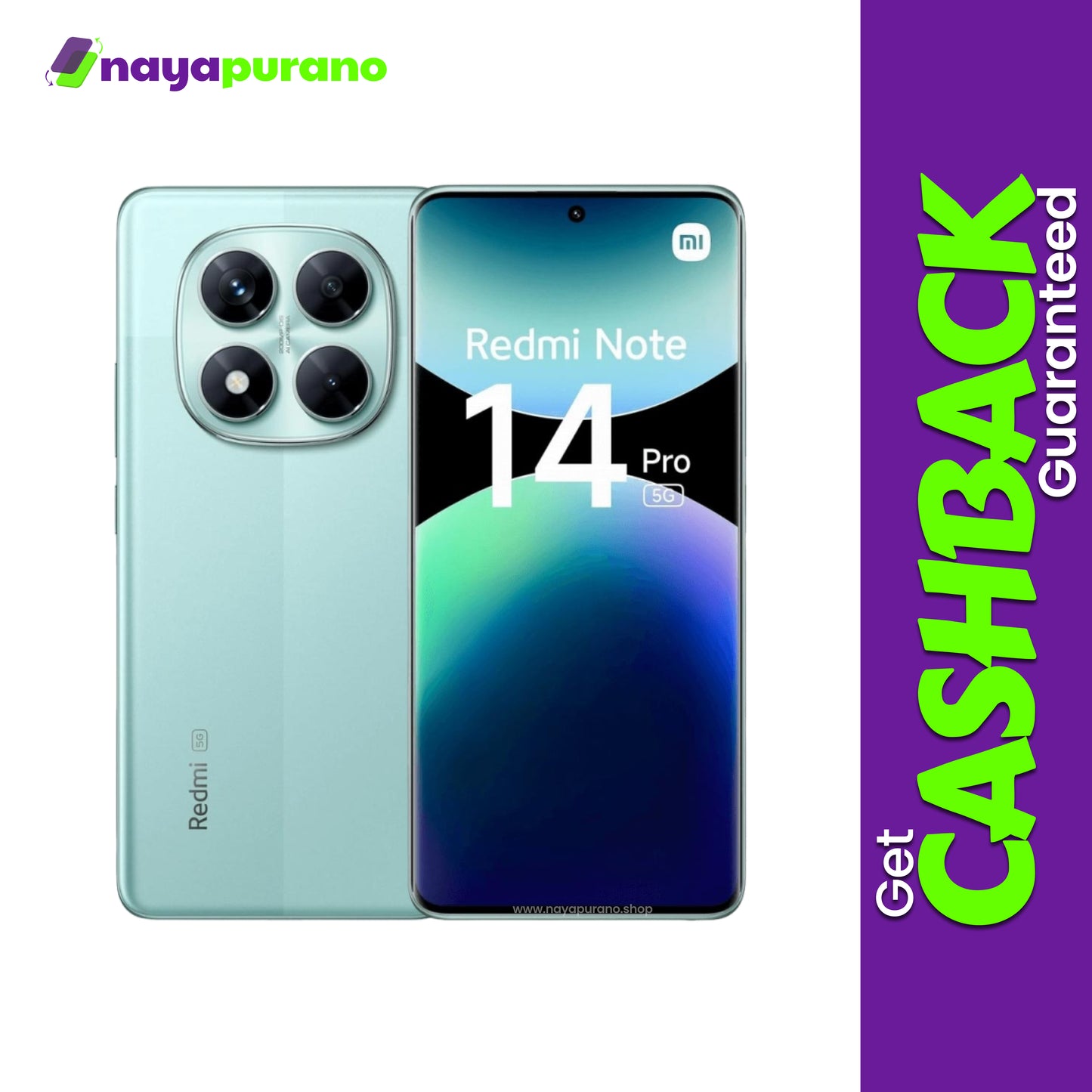 Buy Xiaomi Redmi Note 14 Pro 5G, Xiaomi Redmi Note 14 Pro 5G Coral Green