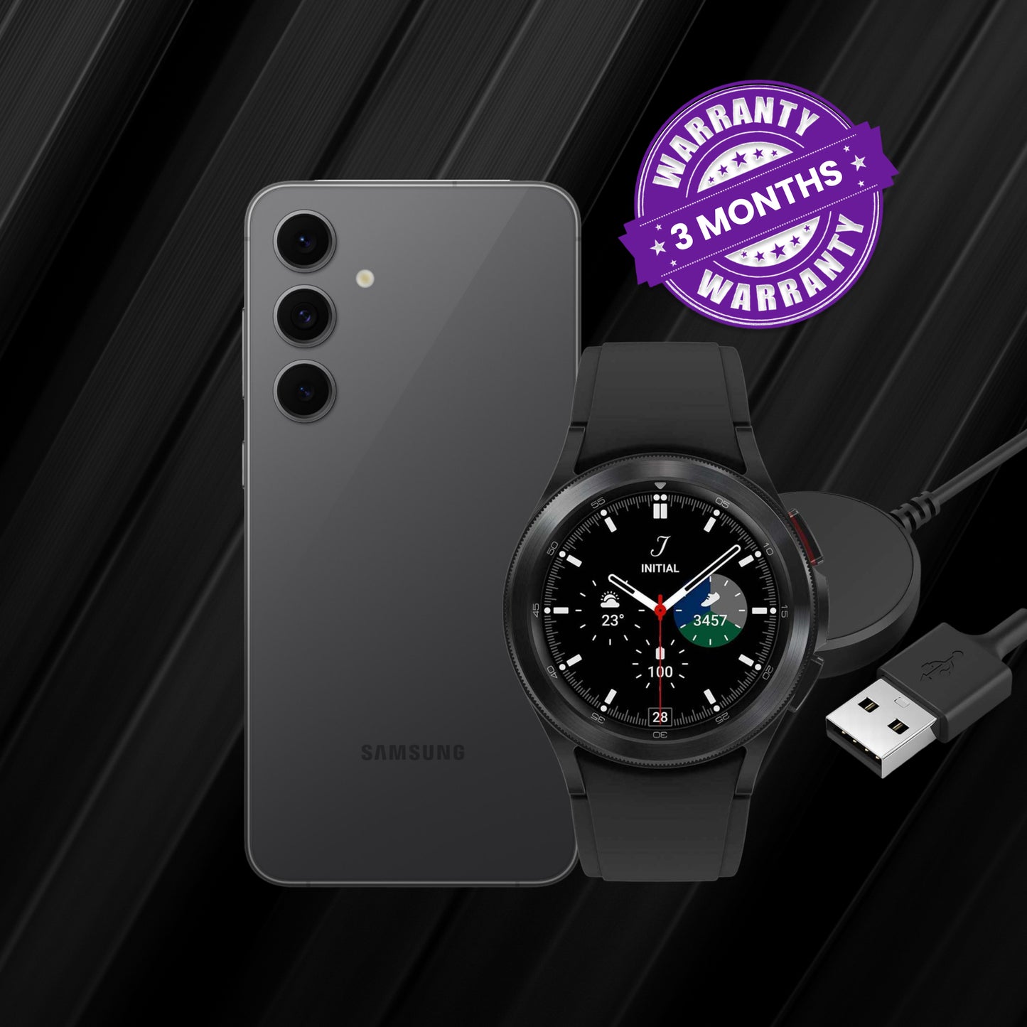 Buy Combo Offer Samsung Galaxy S24 and Watch 4 Classic, Sell Smartphone