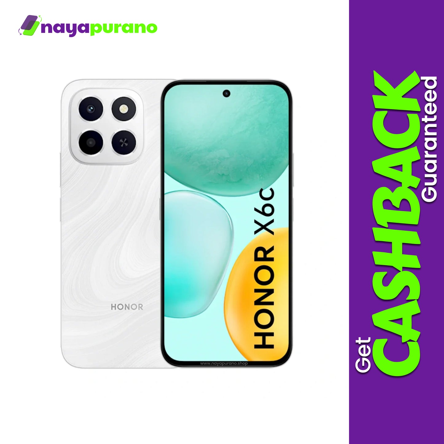 Buy HONOR X6C, HONOR X6C Moonlight White