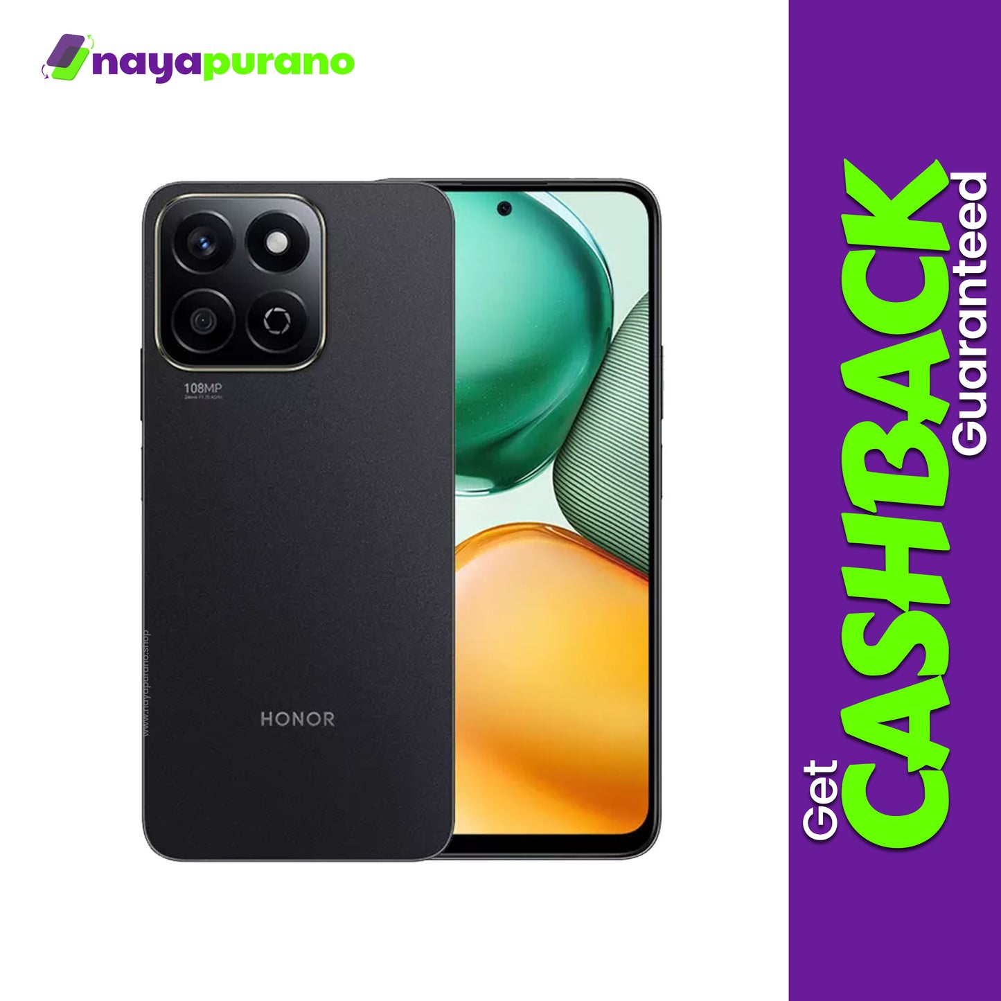 Buy Honor X7c, Honor X7c Midnight Black