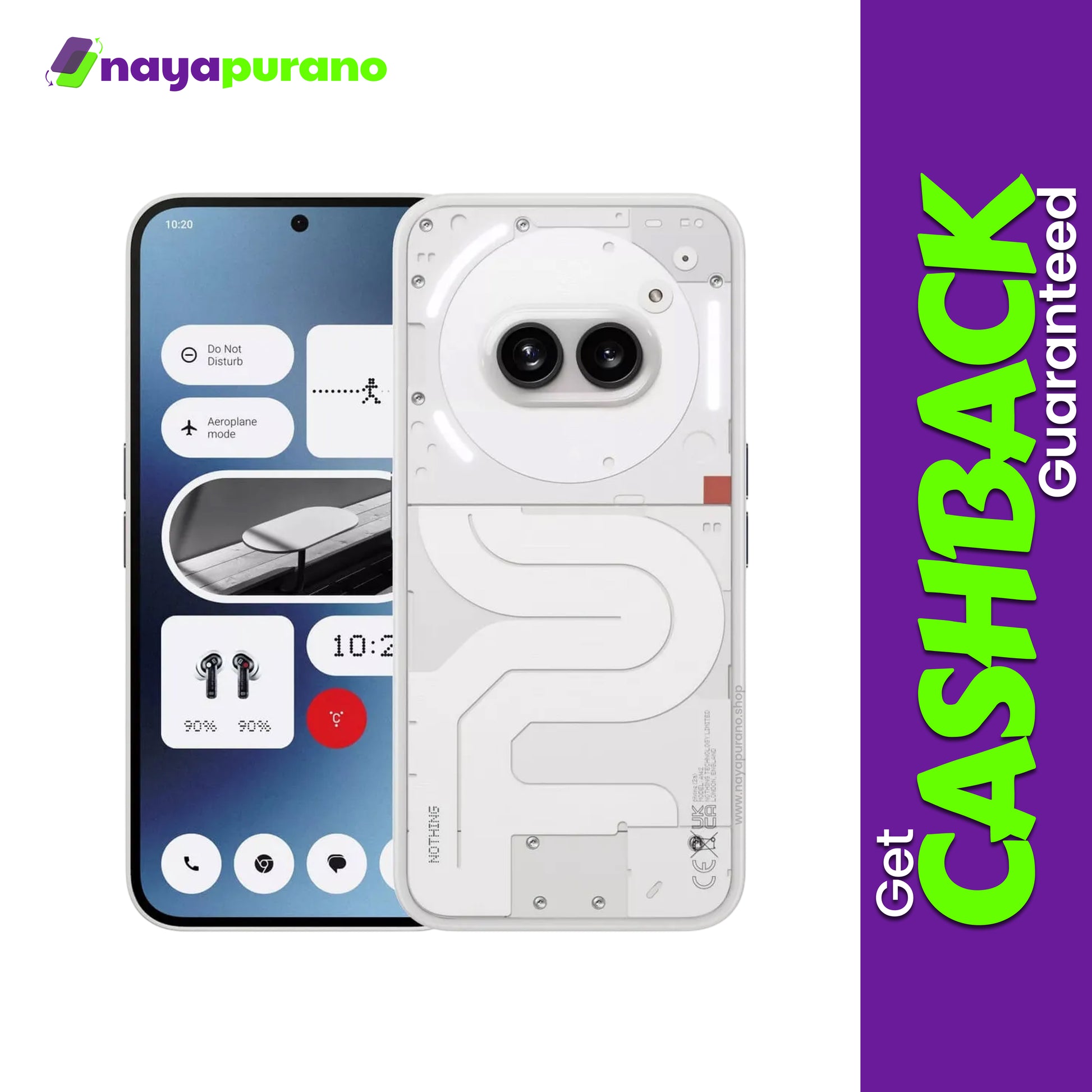 Buy Nothing Phone 2a, Nothing Phone 2a White