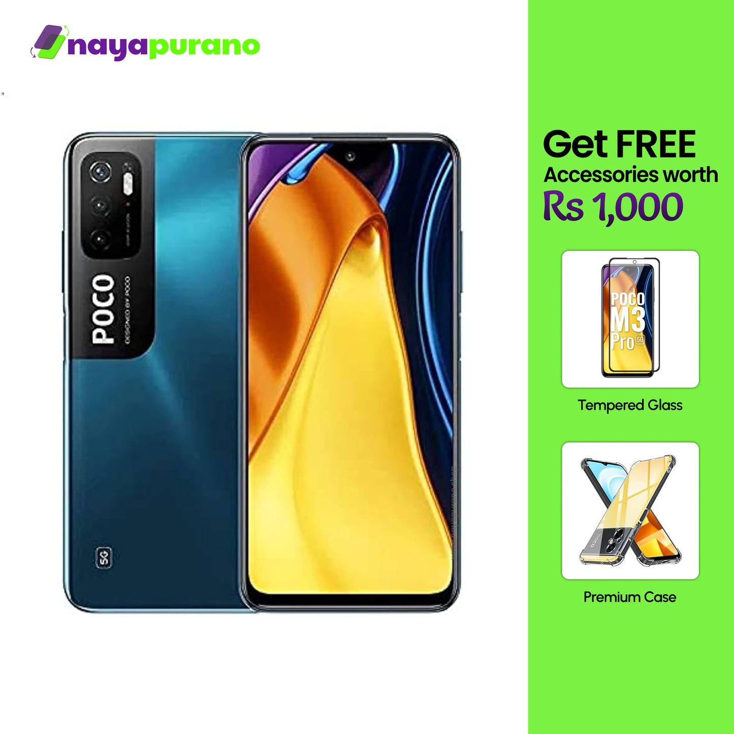 Buy POCO M3 Pro 5G, POCO M3 Pro 5G Blue