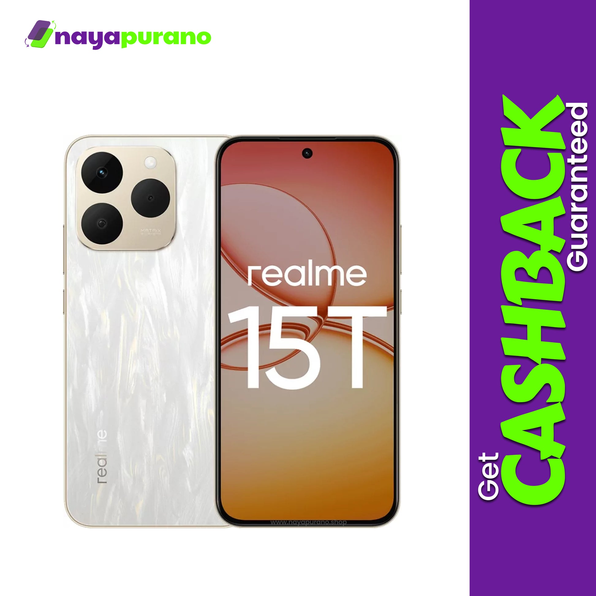 Buy Realme 15T, Realme 15T Flowing Silver
