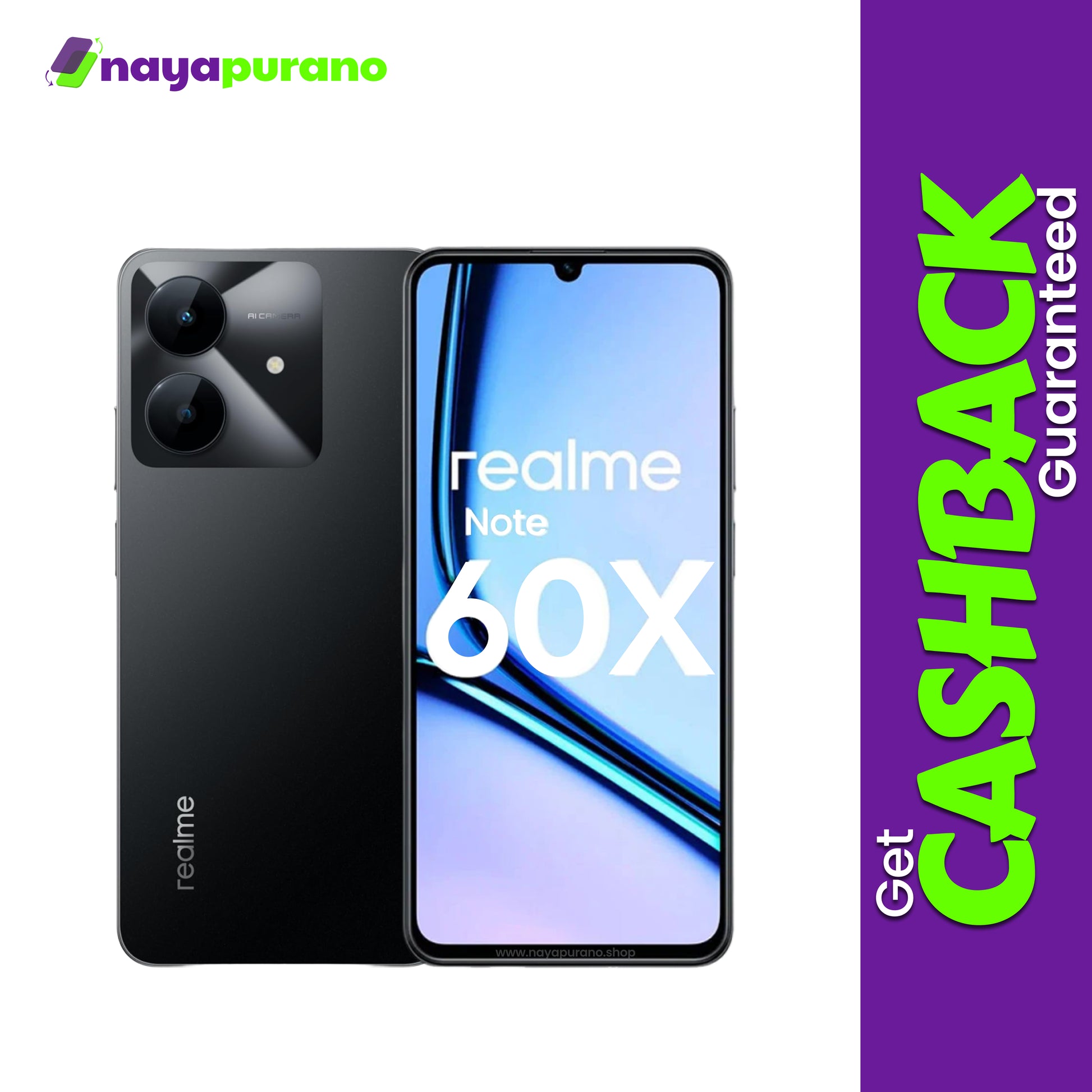 Buy Realme Note 60x, Realme Note 60x Marble Black