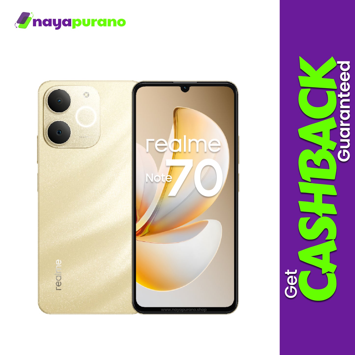 Buy Realme Note 70, Realme Note 70 Beach Gold