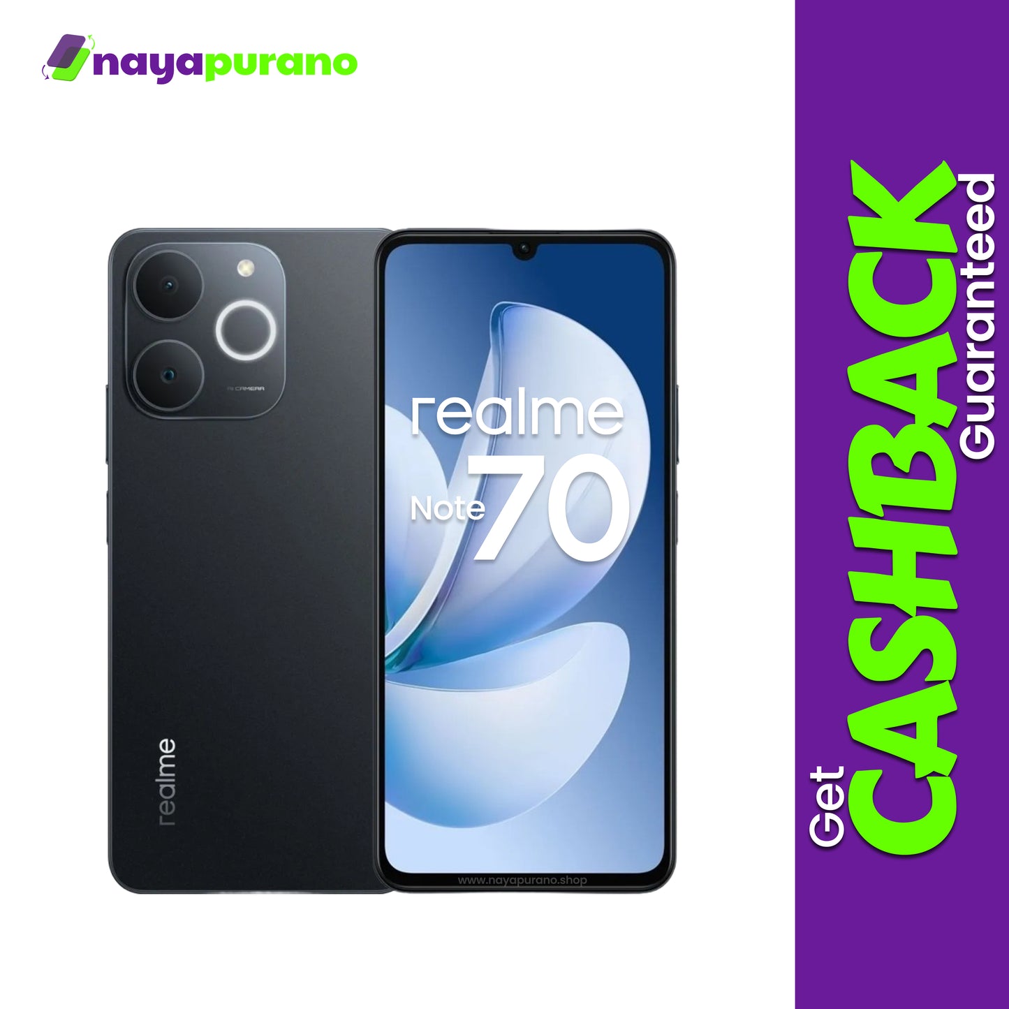 Buy Realme Note 70, Realme Note 70 Obsidian Black