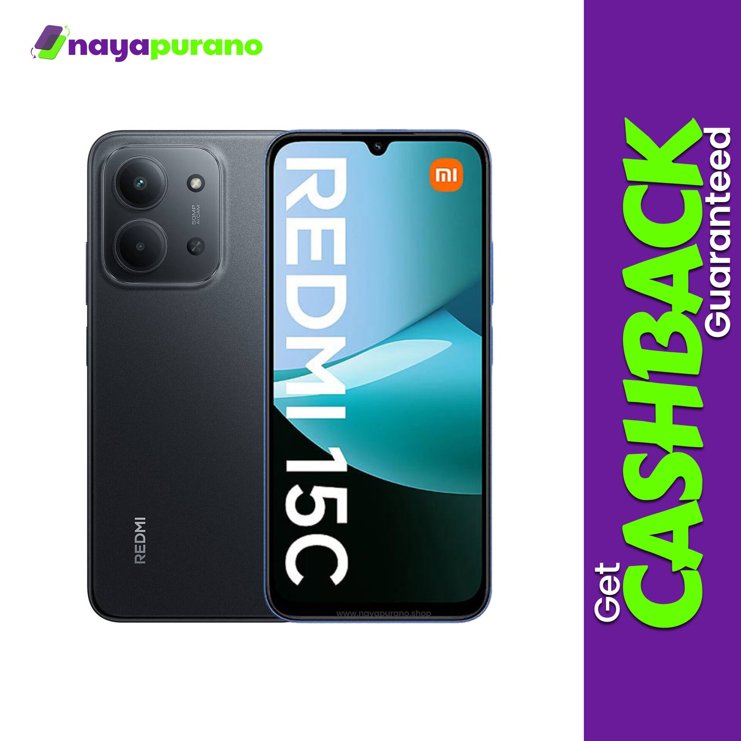Buy Redmi 15C, Redmi 15C Midnight Gray