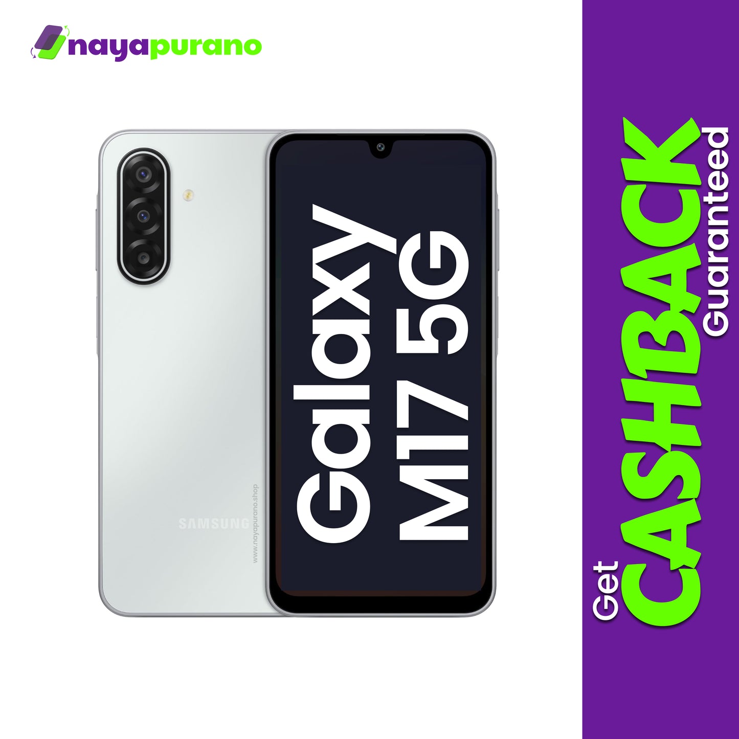 Buy Samsung Galaxy M17 5G, Samsung Galaxy M17 5G Moonlight Silver