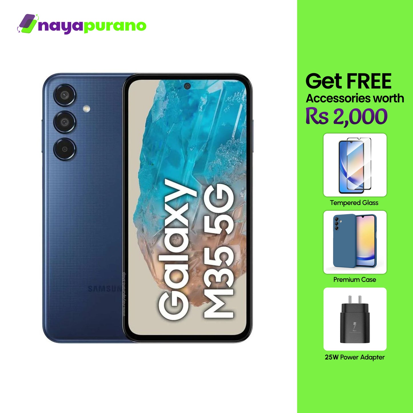 Buy Samsung Galaxy M35, Samsung Galaxy M35 Dark Blue