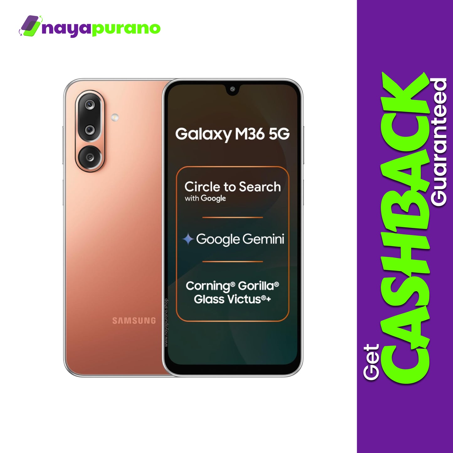 Buy Samsung Galaxy M36, Samsung Galaxy M36 Orange Haze