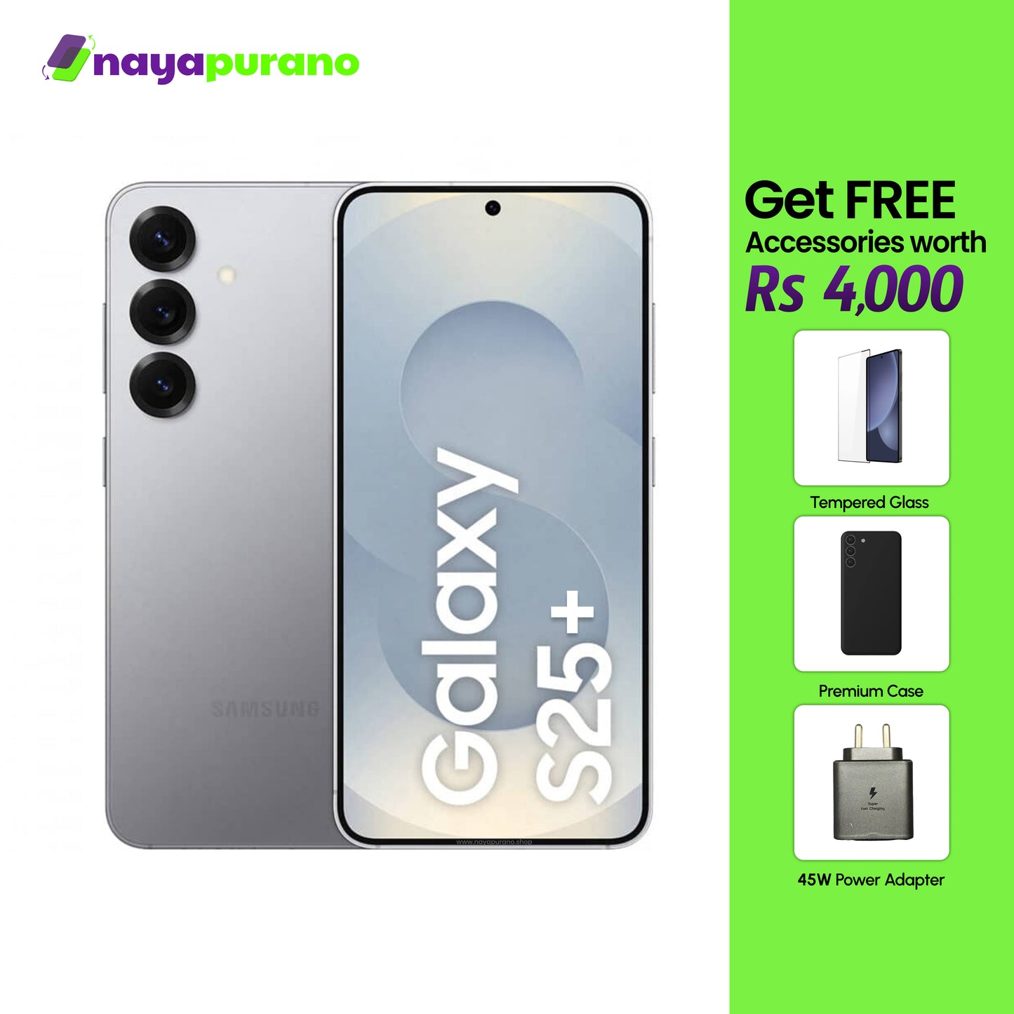 Buy Samsung Galaxy S25+, Buy Samsung Galaxy S25+ Silver Shadow