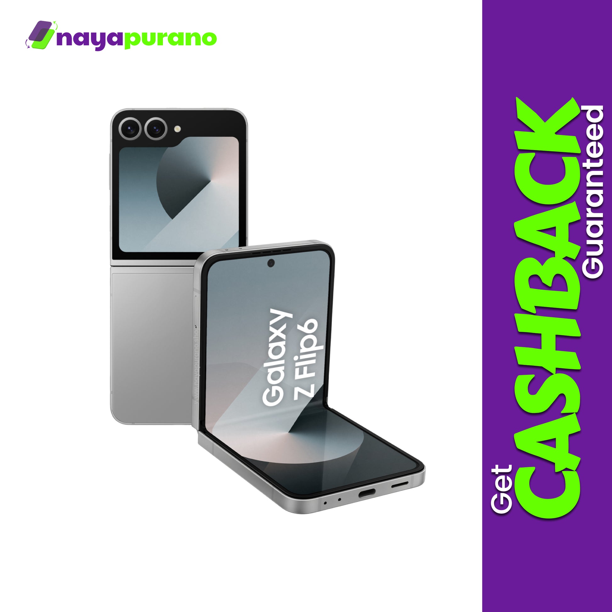 Buy Samsung Galaxy Z Flip 6, Samsung Galaxy Z Flip 6 Silver Shadow