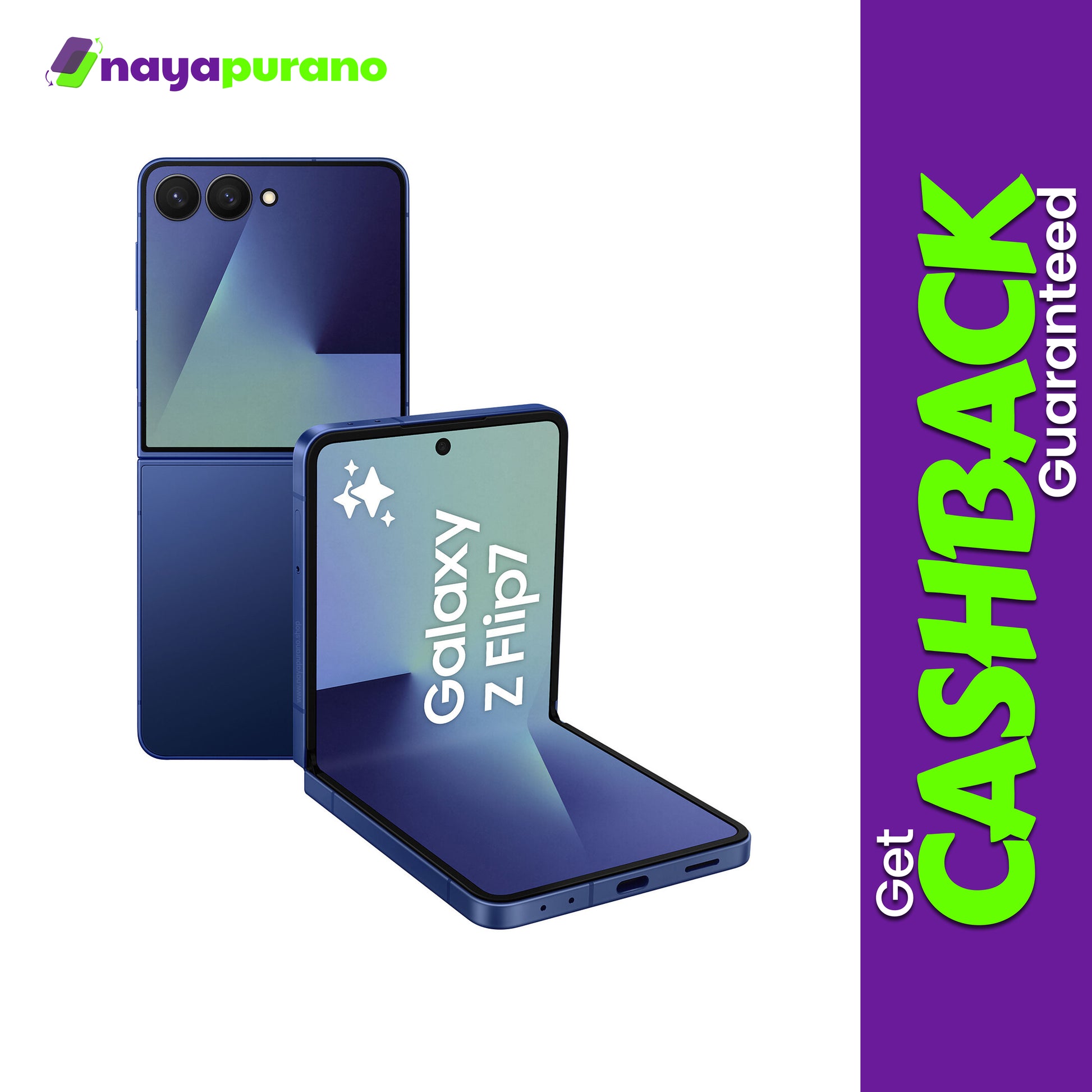 Buy Samsung Galaxy ZFlip7, Samsung Galaxy ZFlip7 Blue Shadow