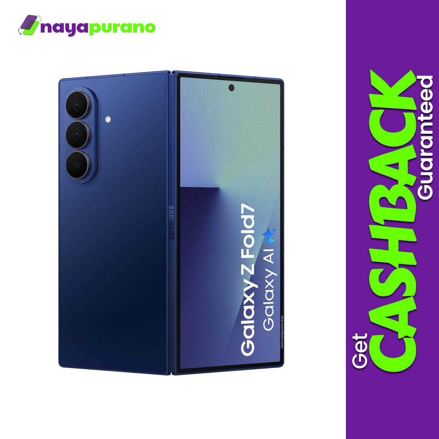 Buy Samsung Galaxy ZFold7, Samsung Galaxy ZFold7 Blue Shadow 