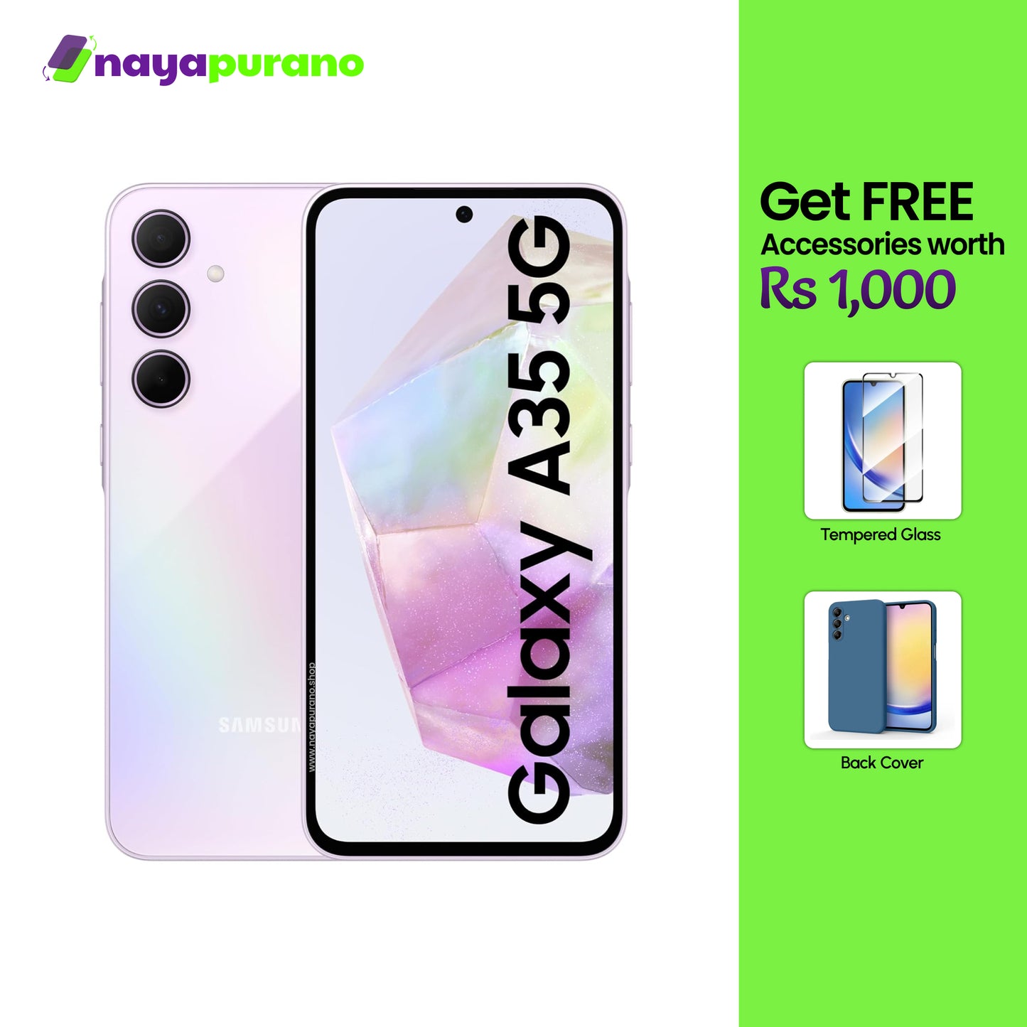 Buy Samsung Galaxy A35, Samsung Galaxy A35 Lilac