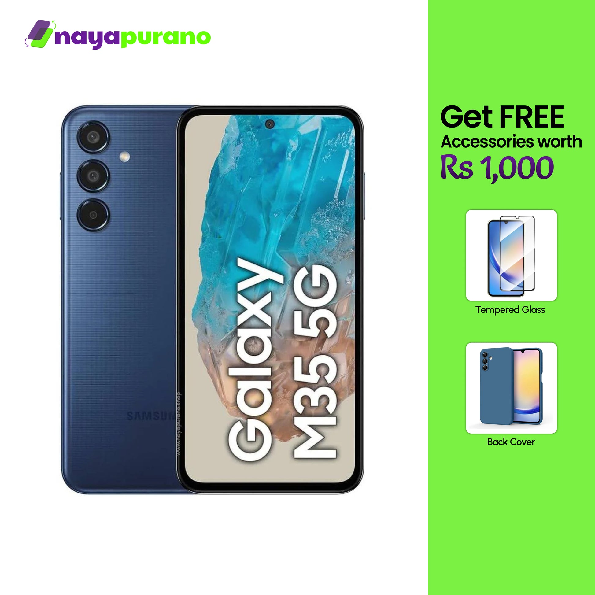 Buy Samsung Galaxy M35, Samsung Galaxy M35 Dark Blue