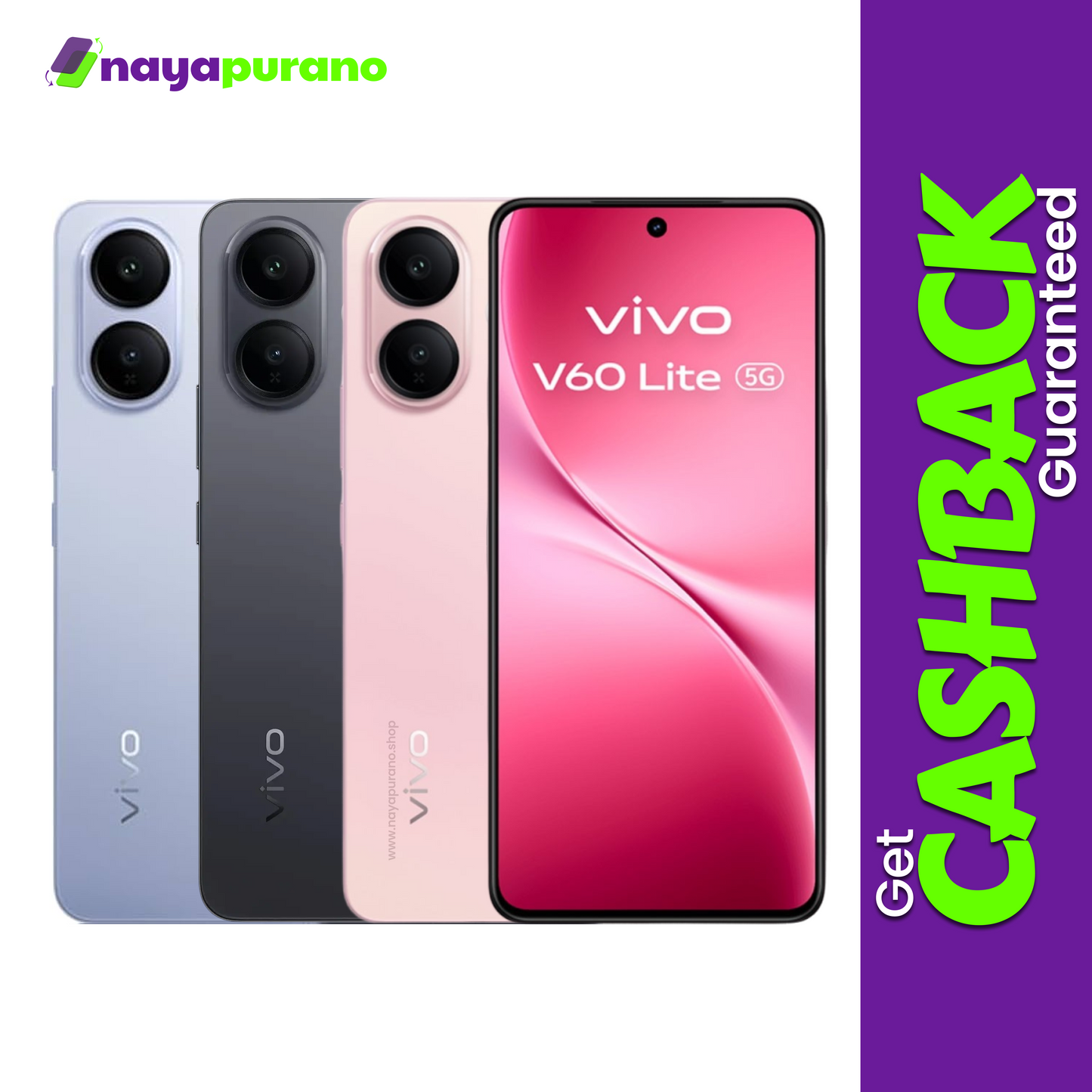 Buy Vivo V60 Lite 5G, Vivo V60 Lite 5G All Colors