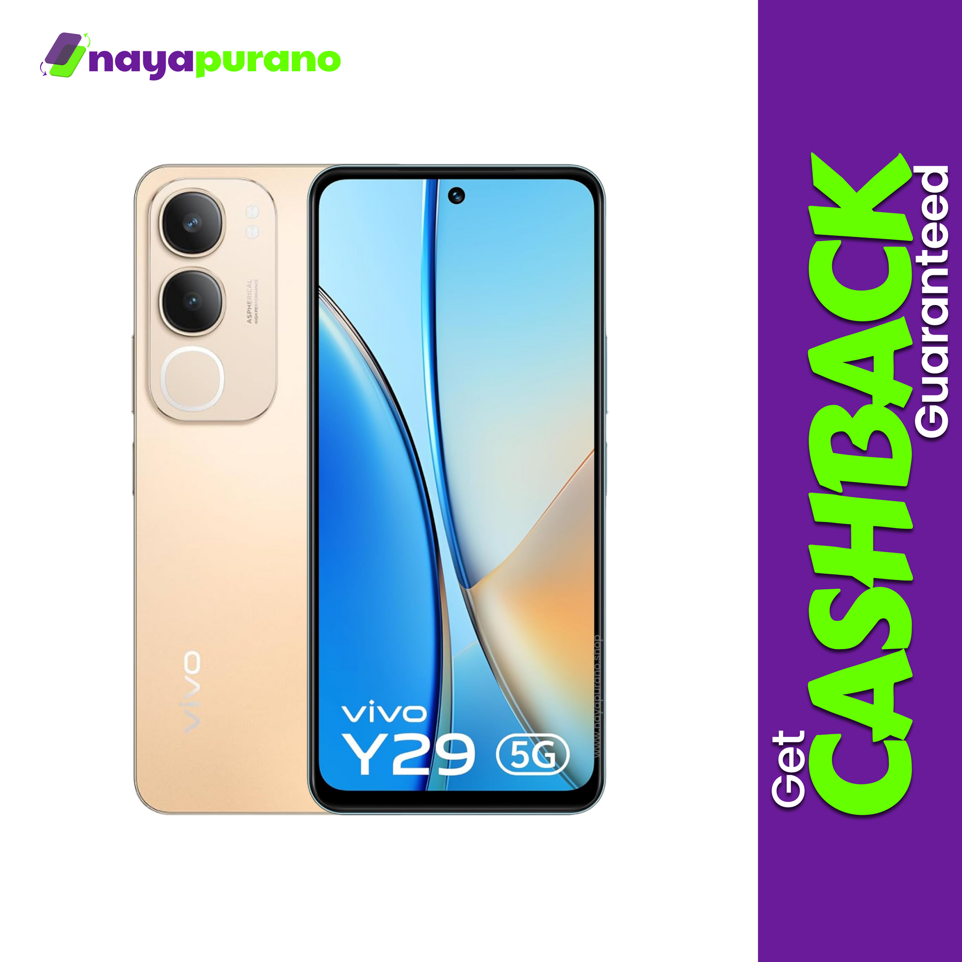 Buy Vivo Y29, Vivo Y29 Titanium Gold