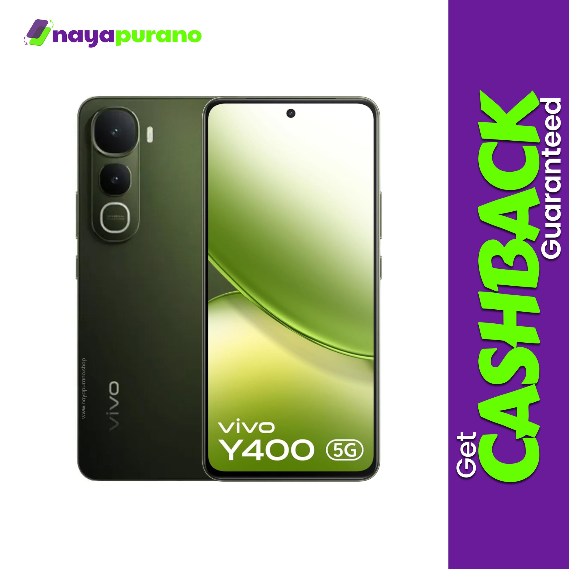 Buy Vivo Y400, Vivo Y400 Olive Green