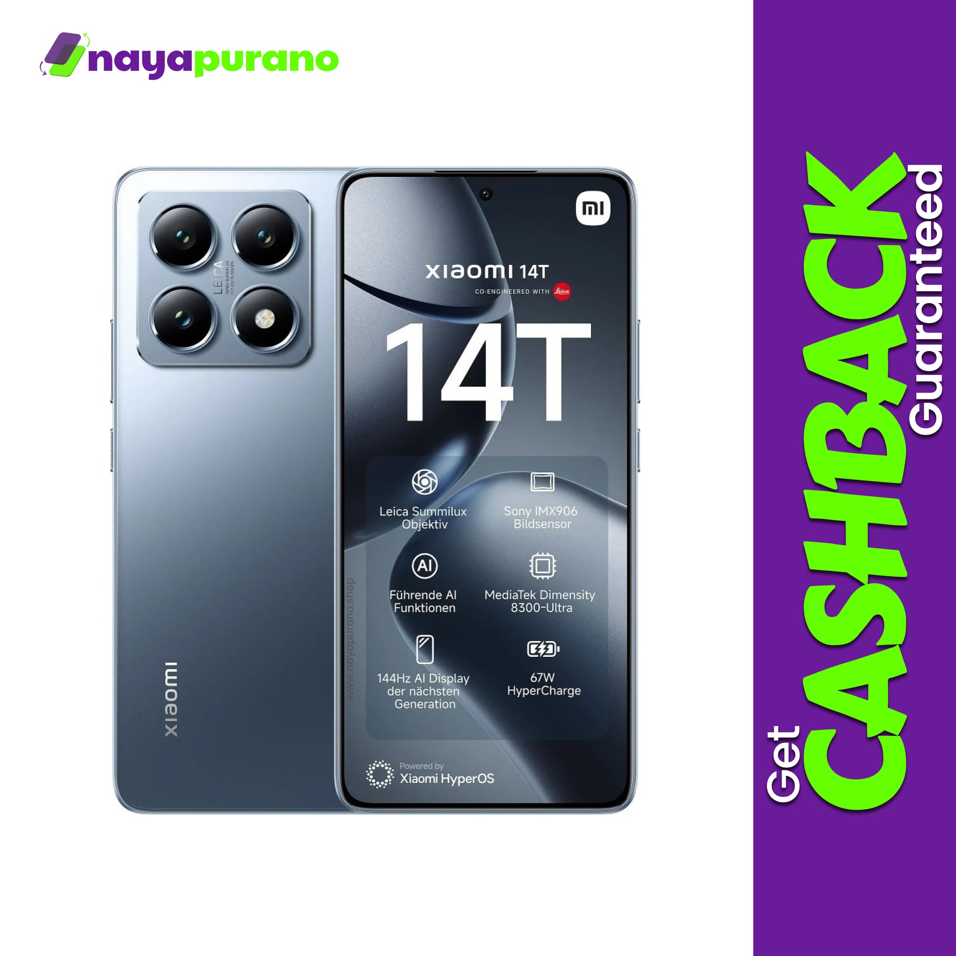 Buy Xiaomi 14T, Xiaomi 14T Titan Blue