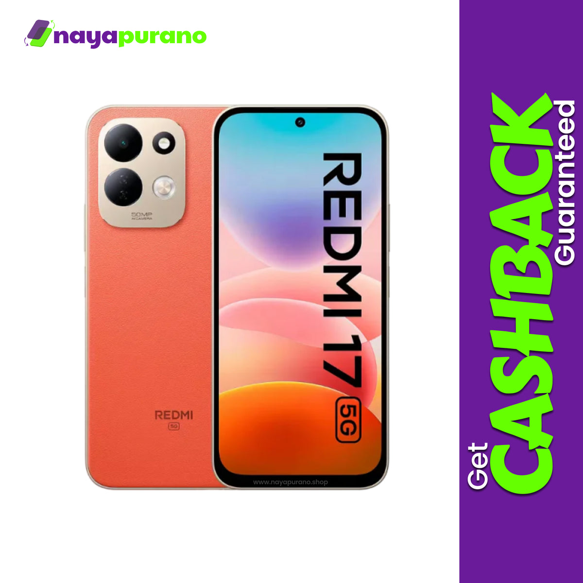Buy Redmi 17 5G, Buy Redmi 17 5G Vivid orange 