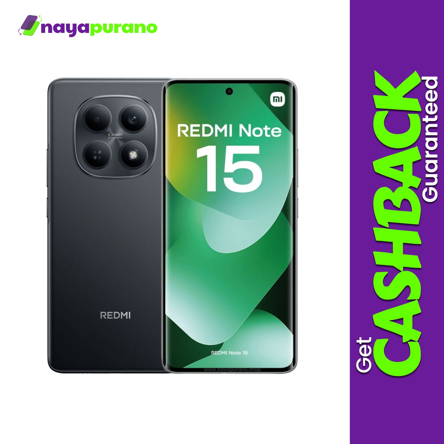 Buy Redmi Note 15 4G, Redmi Note 15 4G Black