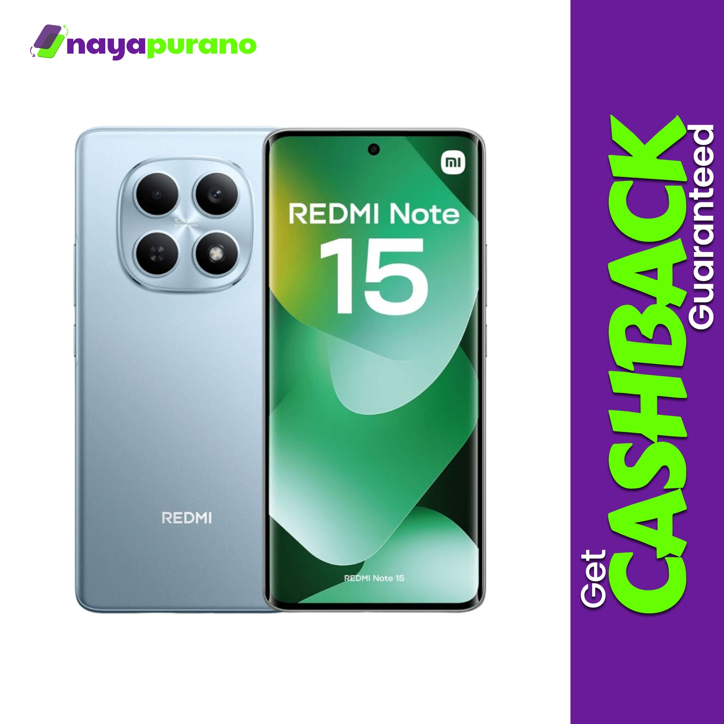 Buy Redmi Note 15 4G, Redmi Note 15 4G Glacier Blue