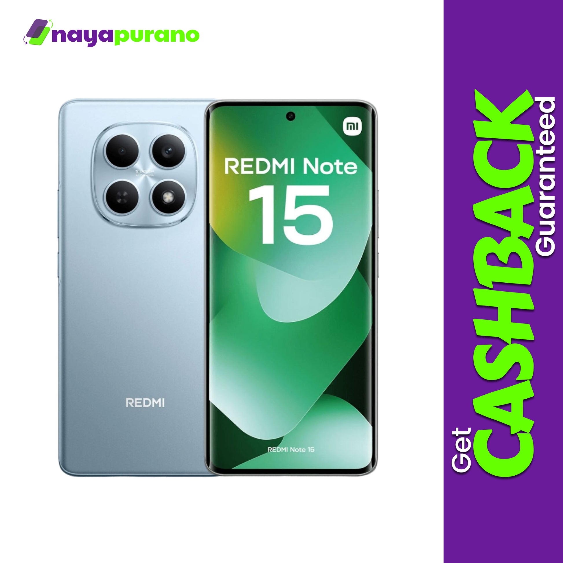 Buy Redmi Note 15 4G, Redmi Note 15 4G Glacier Blue