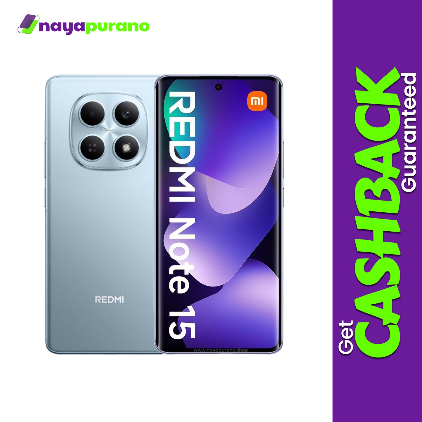 Buy Redmi Note 15 5G, Redmi Note 15 5G Glacier Blue