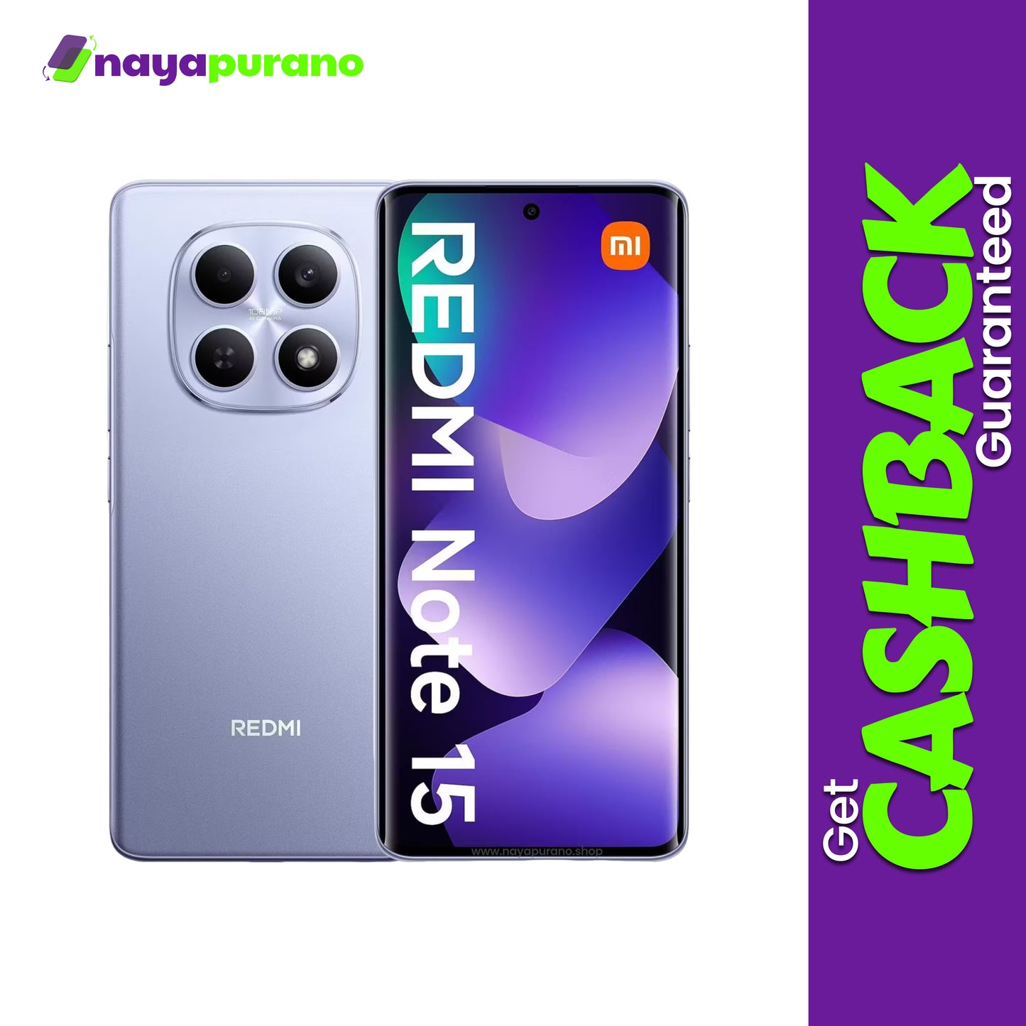 Buy Redmi Note 15 5G, Redmi Note 15 5G Mist Purple