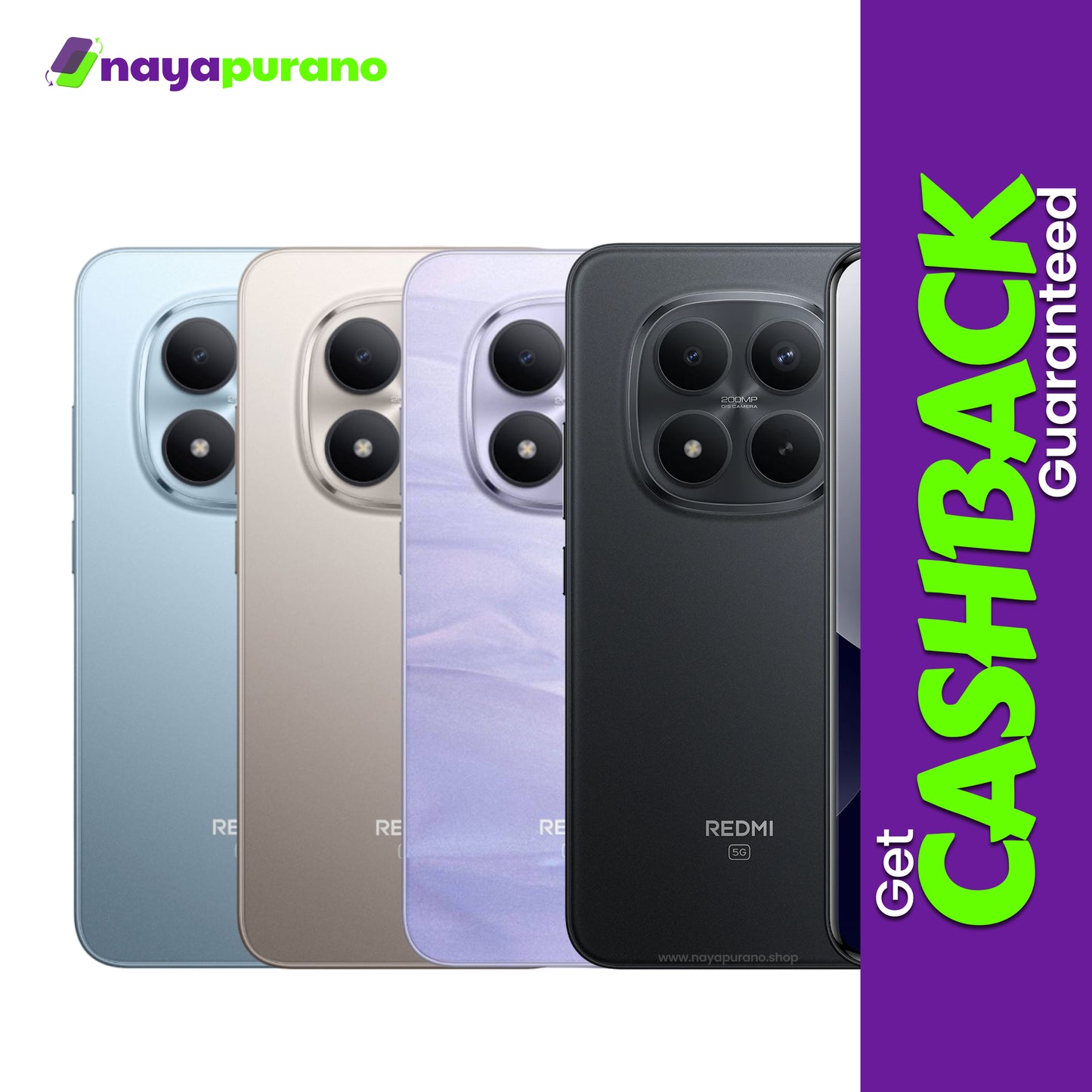 Buy Redmi Note 15 Pro 5G, Redmi Note 15 Pro 5G All Colors