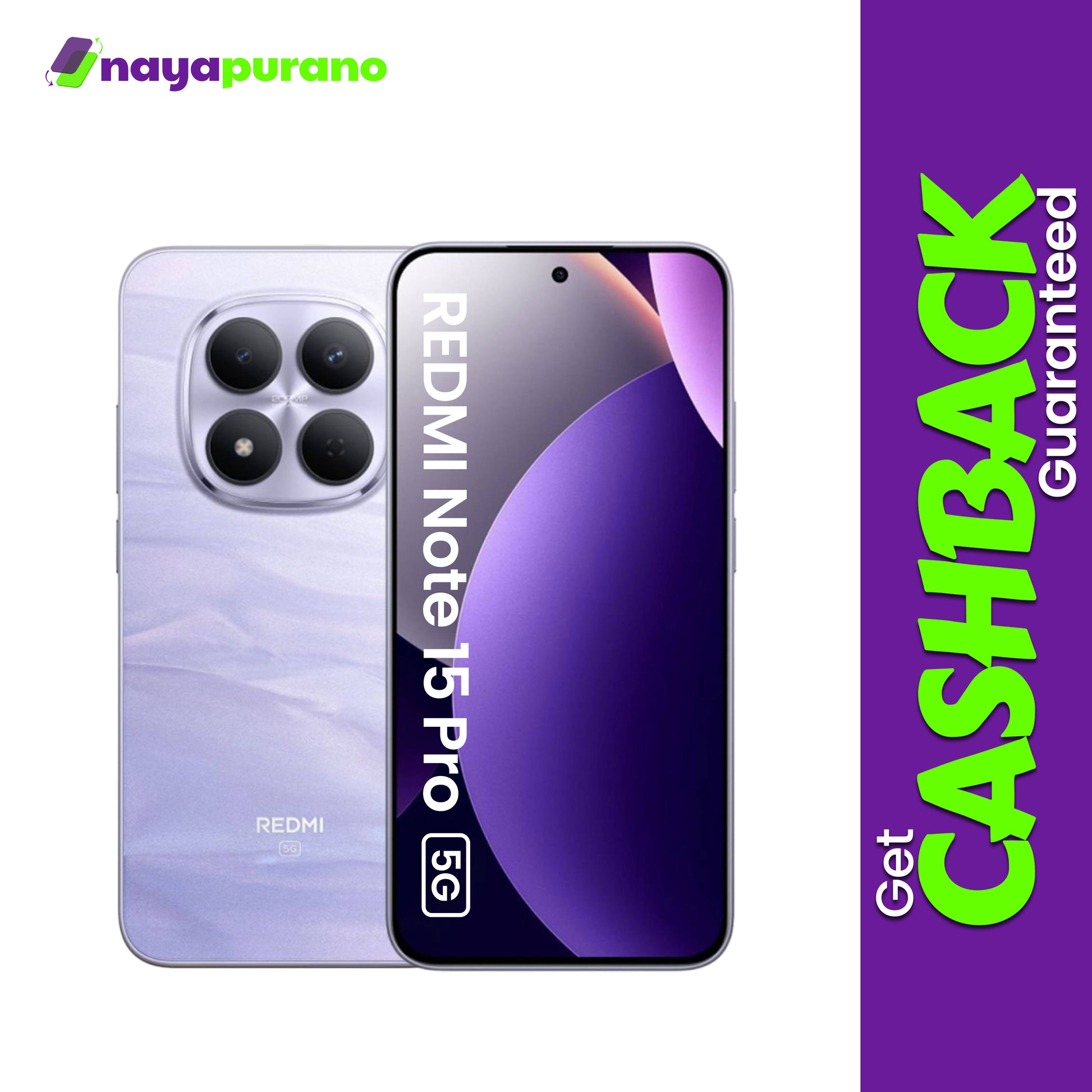Buy Redmi Note 15 Pro 5G, Redmi Note 15 Pro 5G Mist Purple
