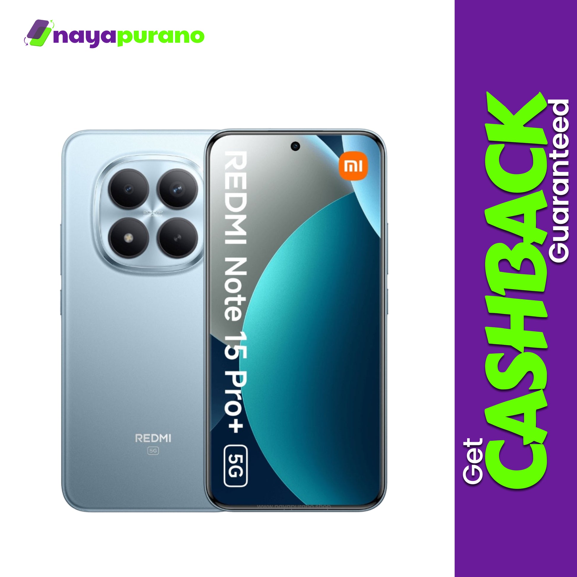 Buy Redmi Note 15 Pro Plus 5G, Redmi Note 15 Pro Plus 5G Glacier Blue