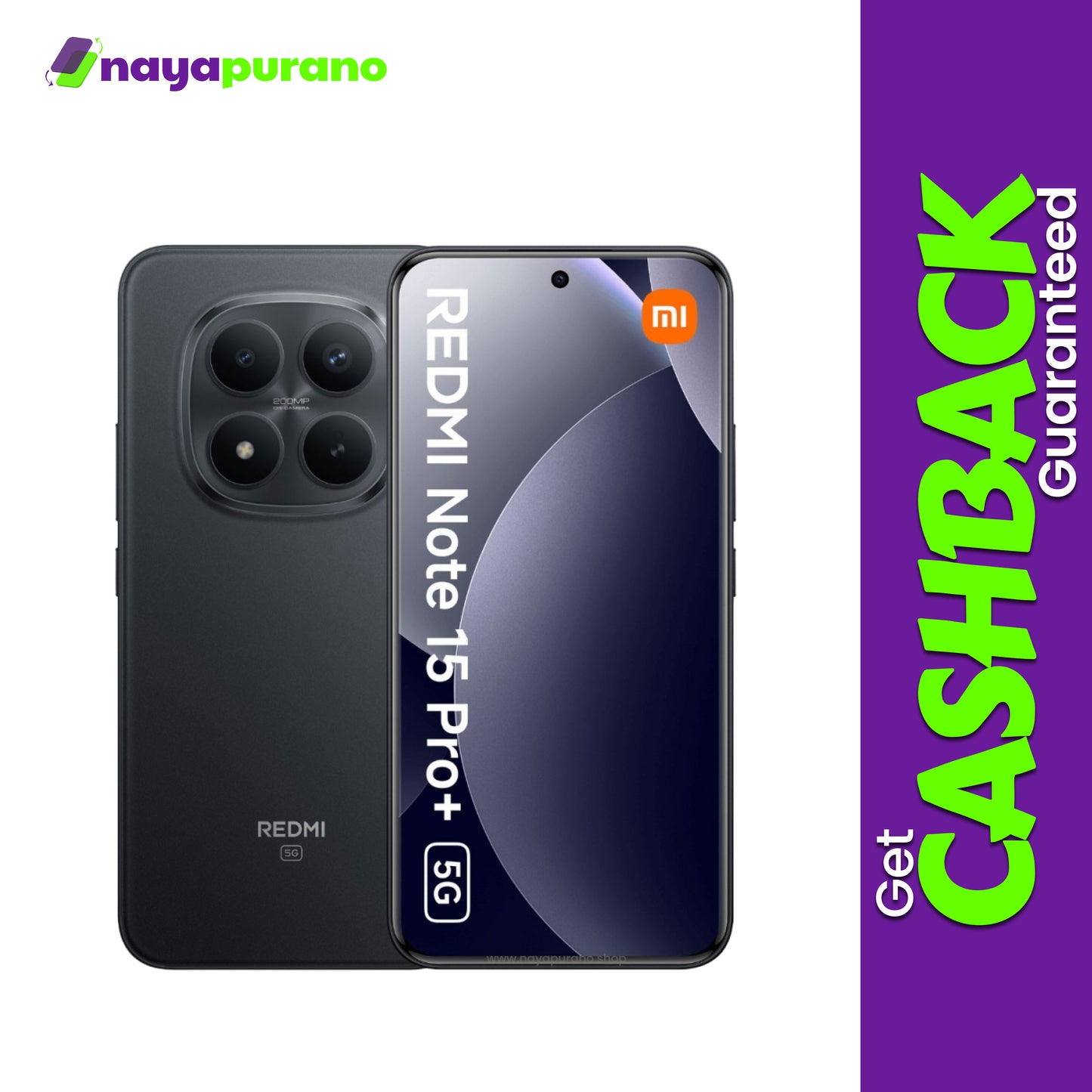 Buy Redmi Note 15 Pro Plus 5G, Redmi Note 15 Pro Plus 5G Black