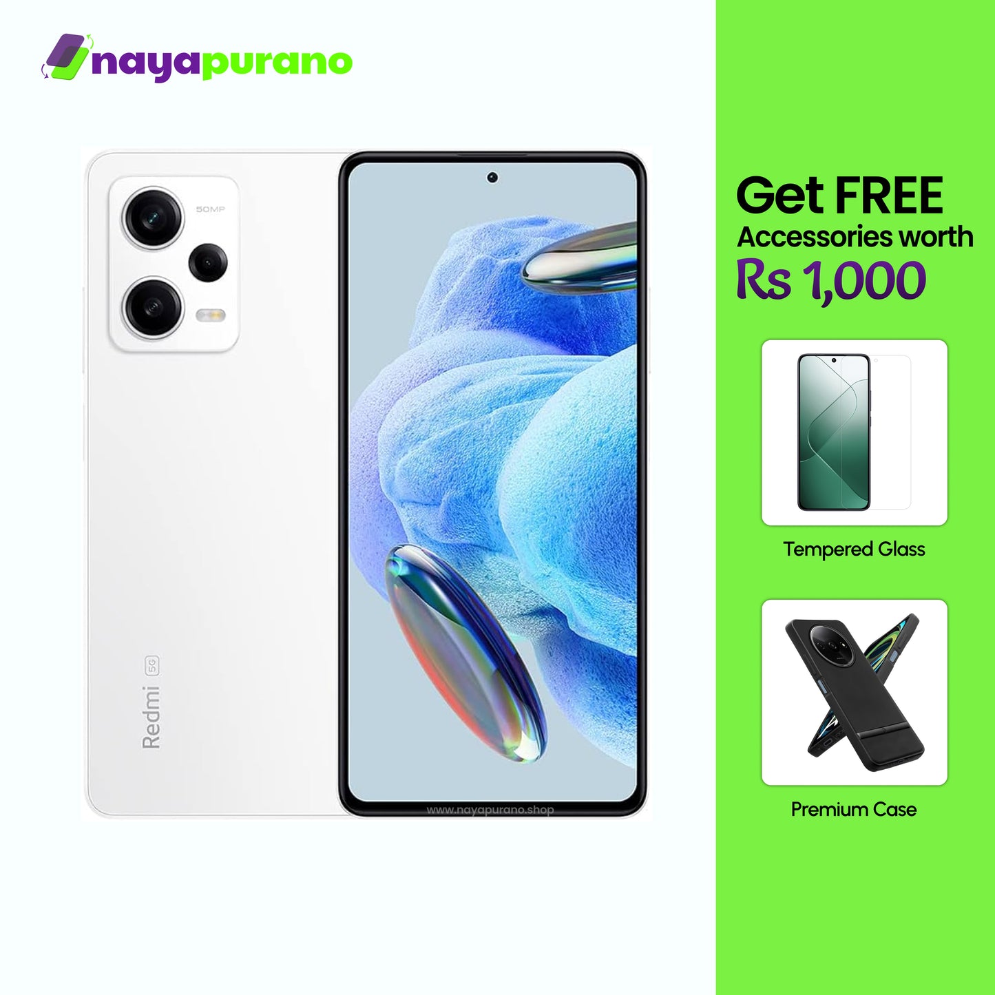 Buy Xiaomi Redmi Note 12 Pro 5G, Xiaomi Redmi Note 12 Pro 5G Polar White