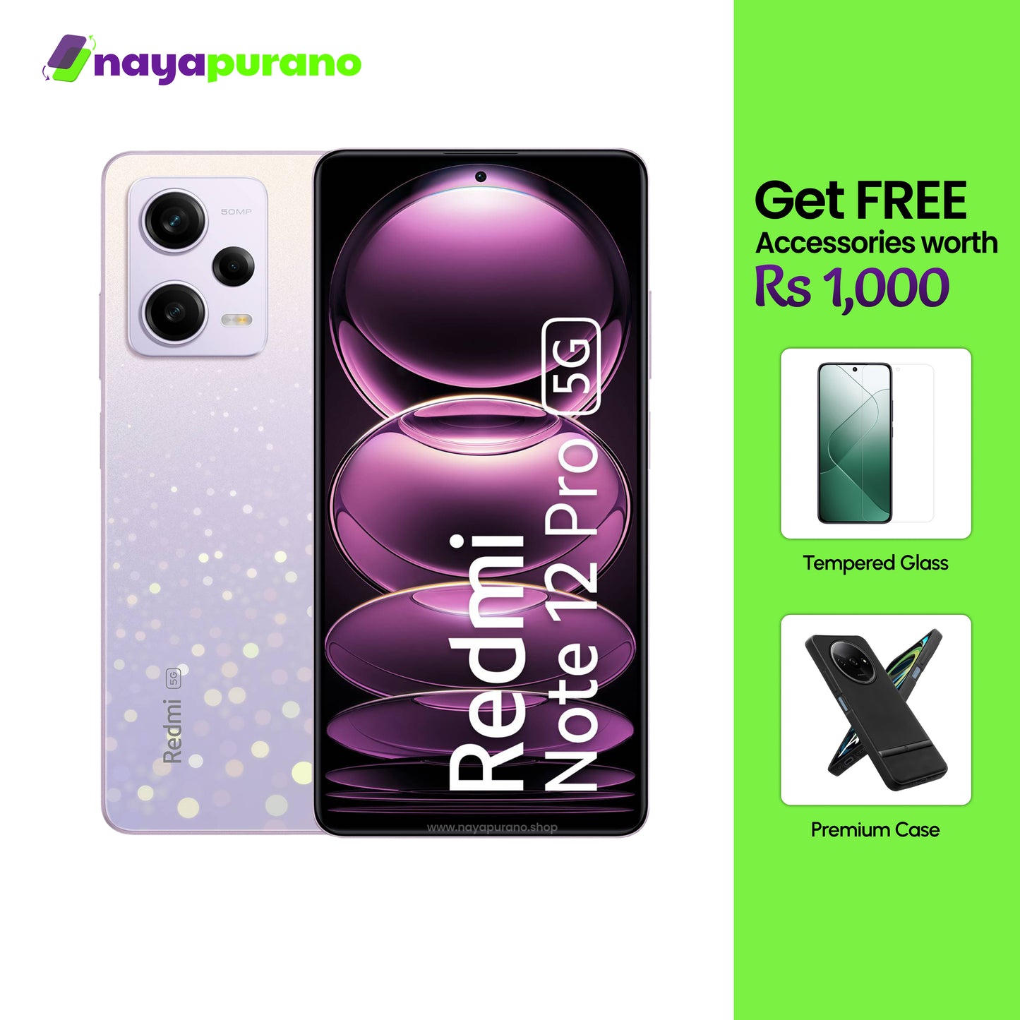 Buy Xiaomi Redmi Note 12 Pro 5G, Xiaomi Redmi Note 12 Pro 5G Stardust Purple