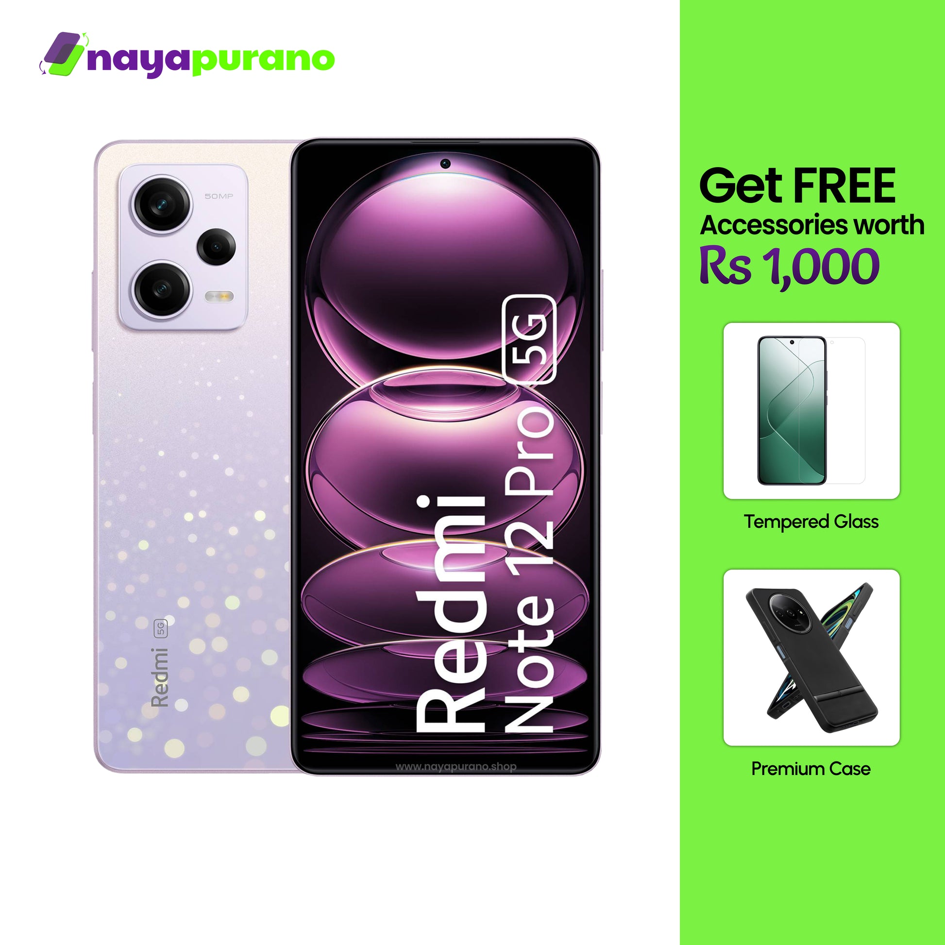 Buy Xiaomi Redmi Note 12 Pro 5G, Xiaomi Redmi Note 12 Pro 5G Stardust Purple